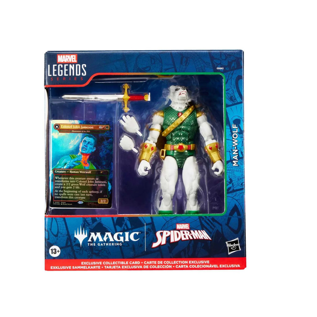 Marvel Legends Magic: The Gathering Action Figure Man-Wolf (plus Exclusive Foil Card)