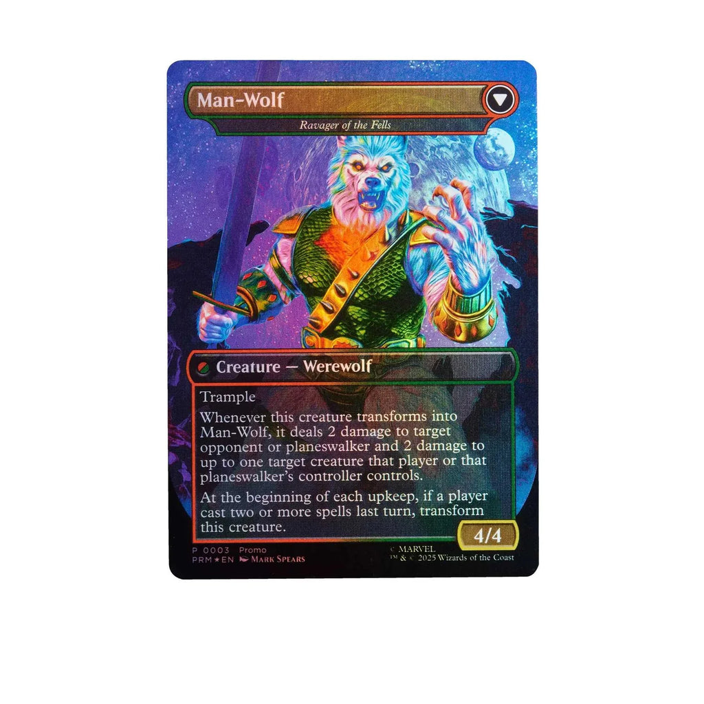 Marvel Legends Magic: The Gathering Action Figure Man-Wolf (plus Exclusive Foil Card)