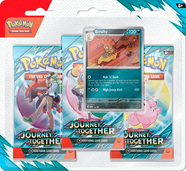 Pokemon Scarlet & Violet 9: Journey Together - 3-pack Booster Blister (Max 1st)