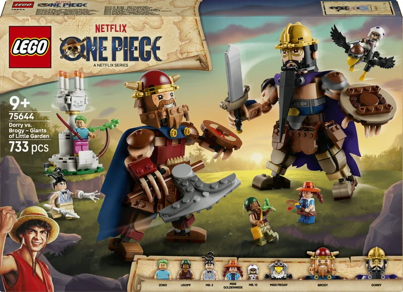 LEGO One Piece Dorry mot Brogy - jättarna i Little Garden 75644