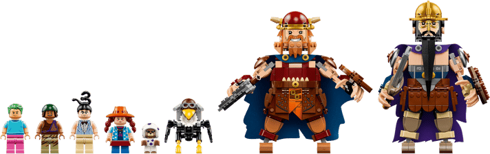 LEGO One Piece Dorry mot Brogy - jättarna i Little Garden 75644