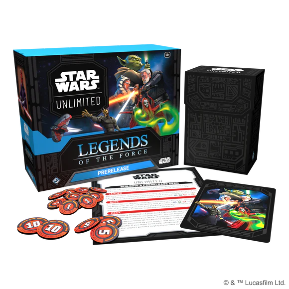 Star Wars: Unlimited - Legends of the Force Prerelease Box (6 boosters)