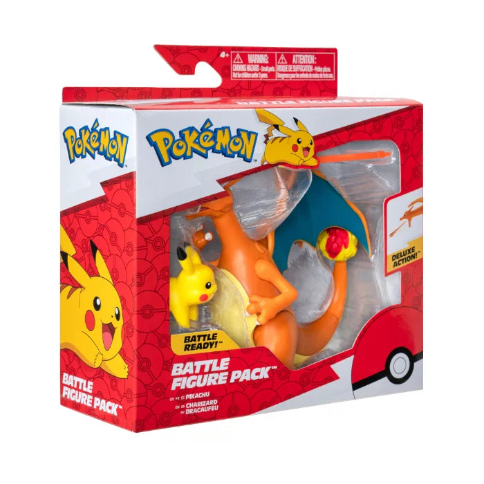 Pokemon Figure Set 2-pack Charizard and Pikachu