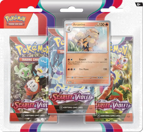 Pokemon Scarlet & Violet 3-pack Booster Blister