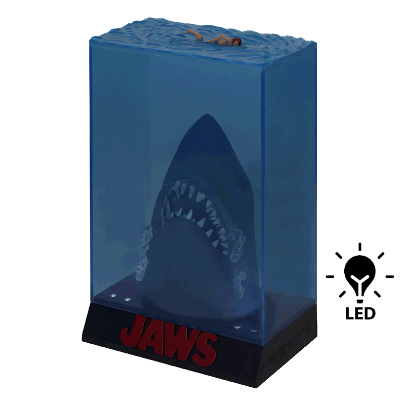 Jaws: 50th Anniversary 3D Movie Poster Statue (Light Up)