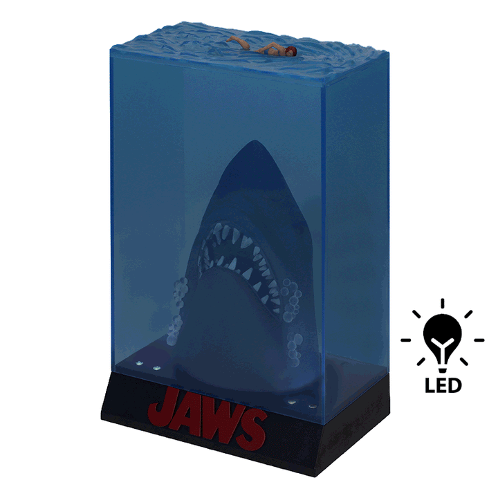 Jaws: 50th Anniversary 3D Movie Poster Statue (Light Up) – Speltrollet