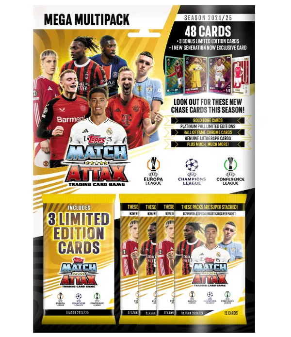 Topps Match Attax Champions League 2024/25 Mega Multipack - Fotbollskort