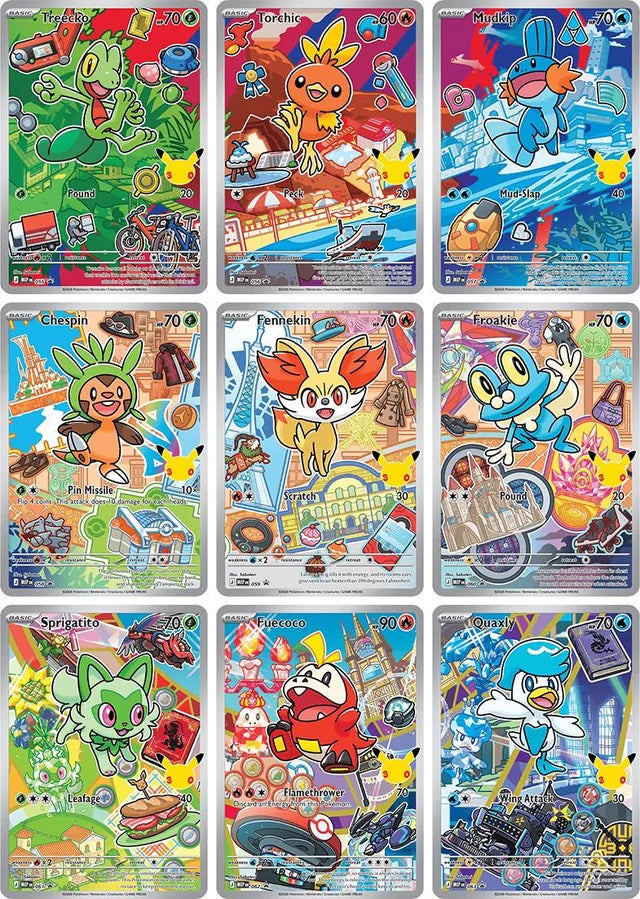 Pokemon 30th Anniversary First Partner Card Set (Vol. 3)(Kinesisk)