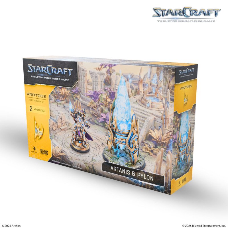 Archon Studio - Starcraft TMG: Protoss Hero Expansion Set: Artanis & Pylon