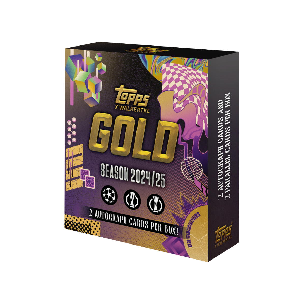 Topps 2024-25 UEFA Club Competitions Gold Soccer (Hobby Box)