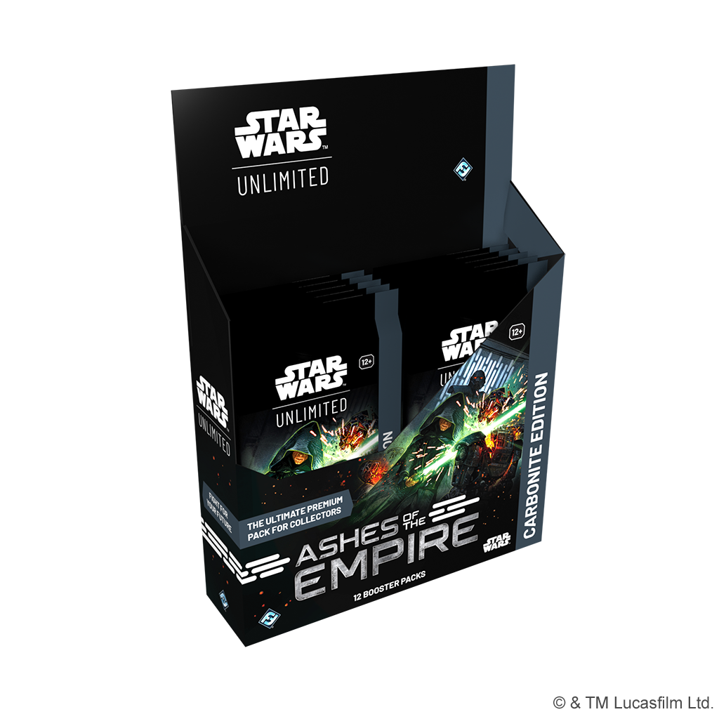 Star Wars: Unlimited - Ashes of the Empire Carbonite Booster Display (12 boosters)