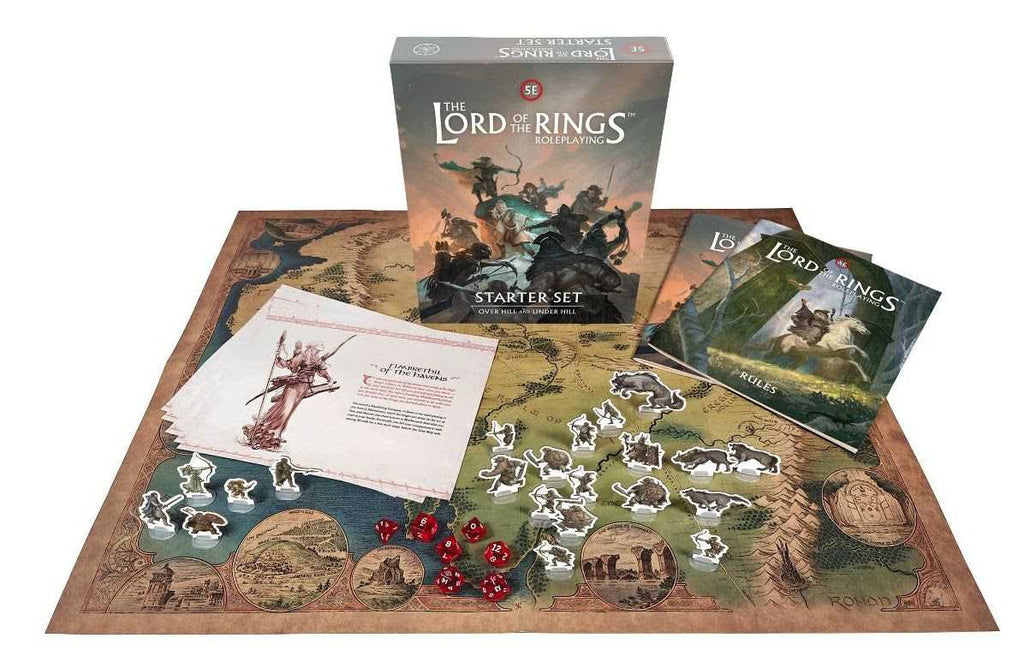 The Lord of the Rings RPG 5E: Starter Set - Over Hill and Under Hill