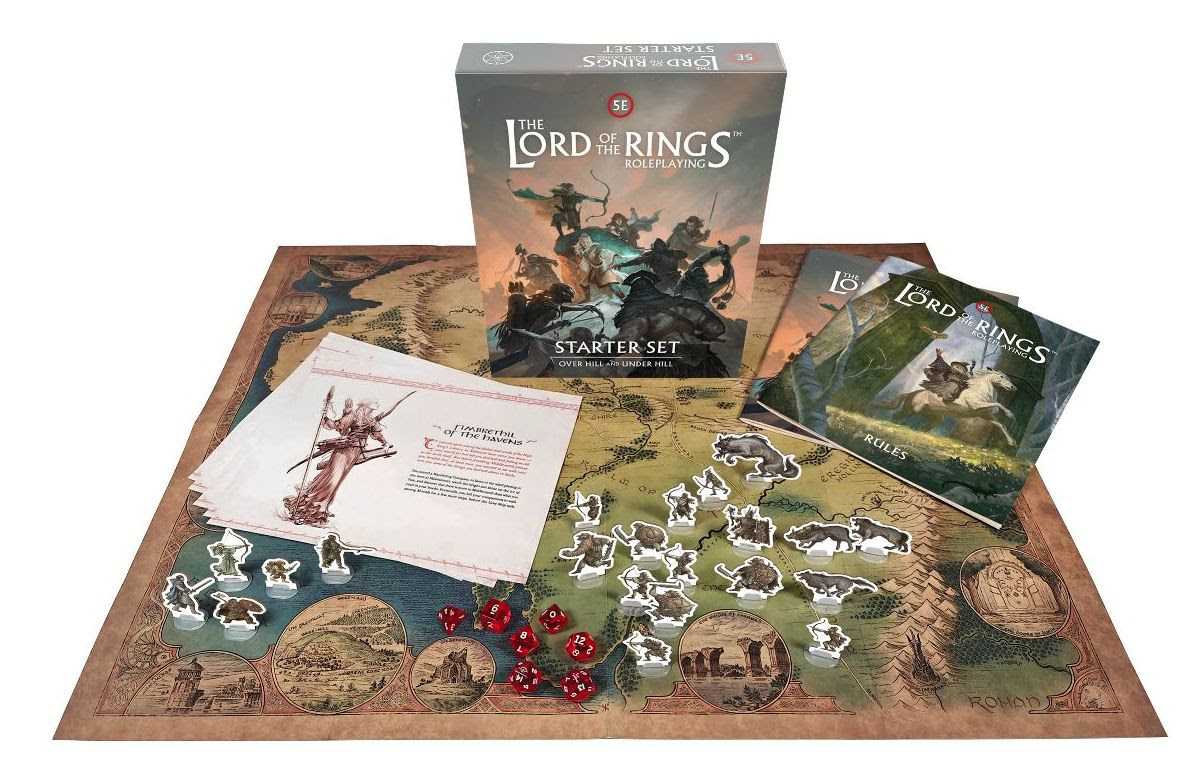 The Lord of the Rings RPG 5E: Starter Set - Over Hill and Under Hill