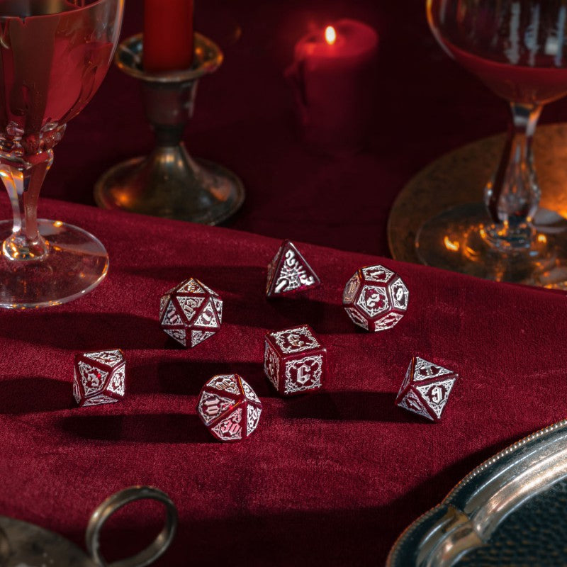 Q Workshop - Bloodsucker Dice Set: Scarlet - Tärningar