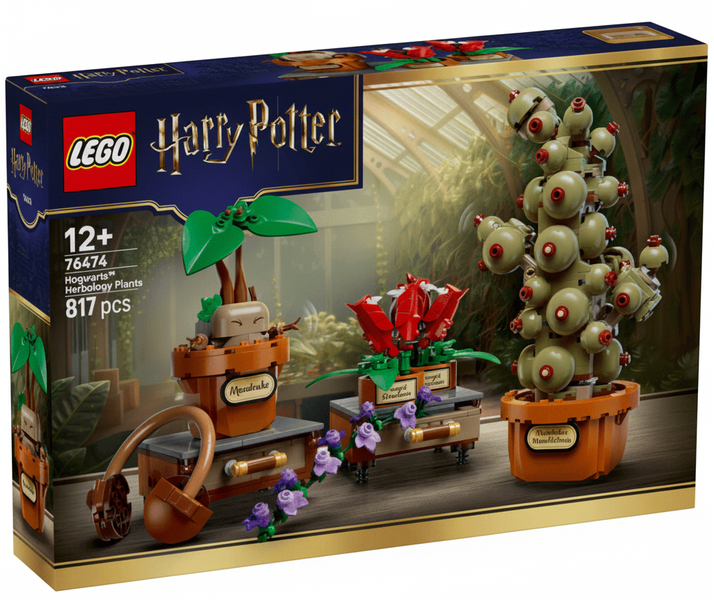 LEGO Harry Potter Hogwarts växter för örtlära 76474