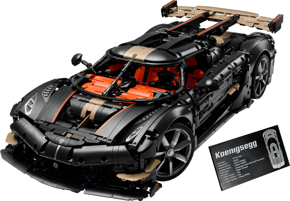 LEGO Technic Koenigsegg Sadair's Spear megabil 42232