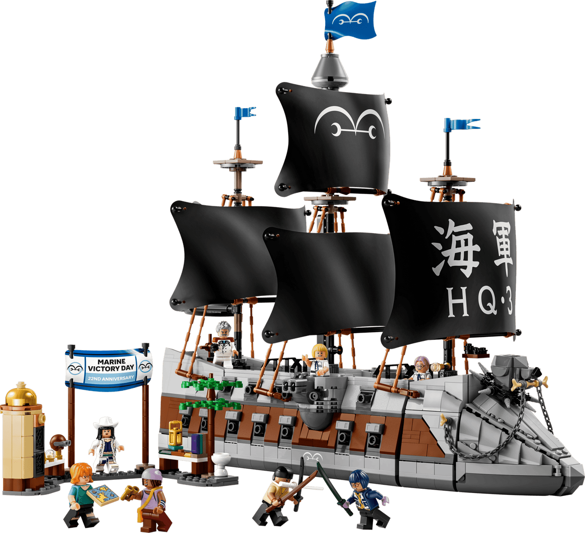 LEGO One Piece Garps Marinfartyg 75646