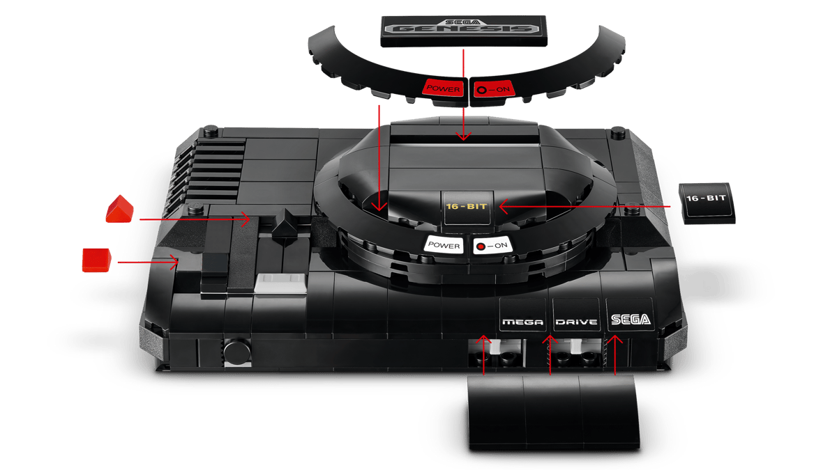 LEGO Sega Mega Drive konsol 40926
