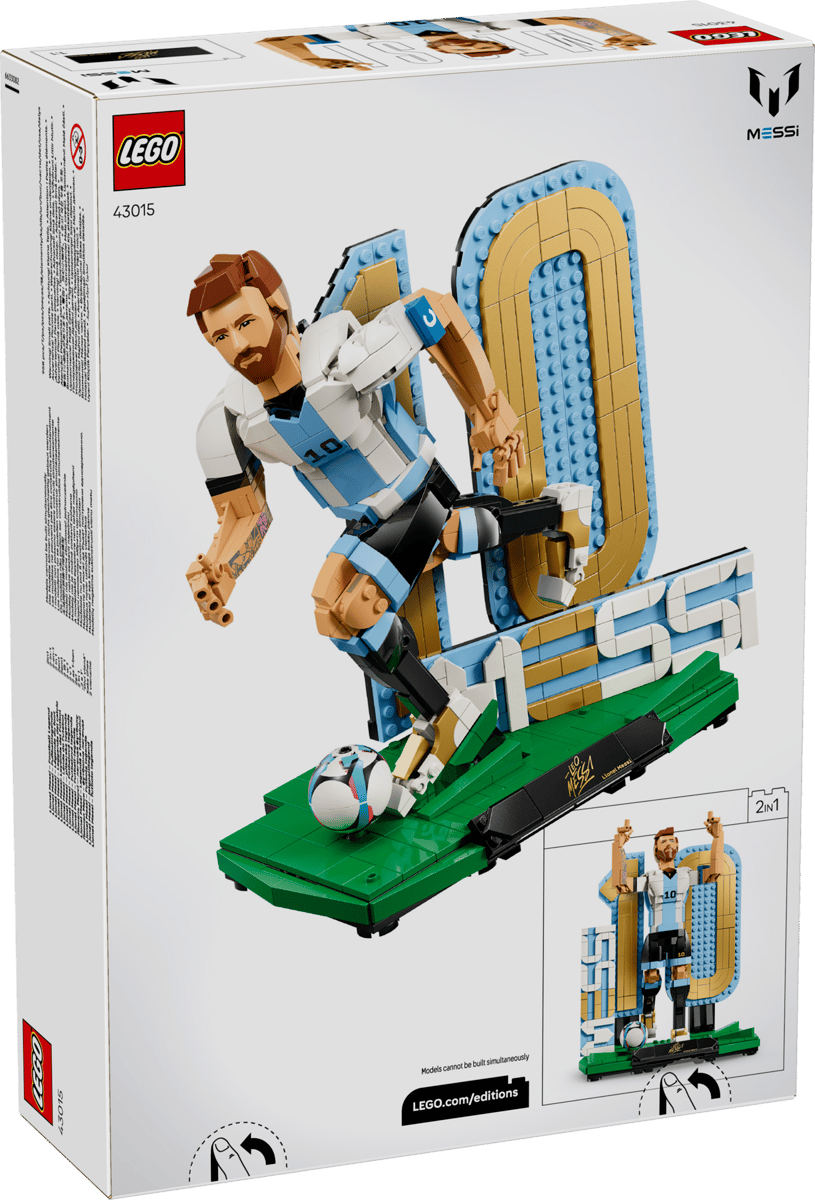 LEGO Editions Football Lionel Messi – fotbollslegend 43015