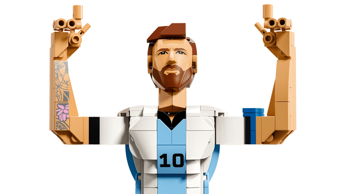 LEGO Editions Football Lionel Messi – fotbollslegend 43015