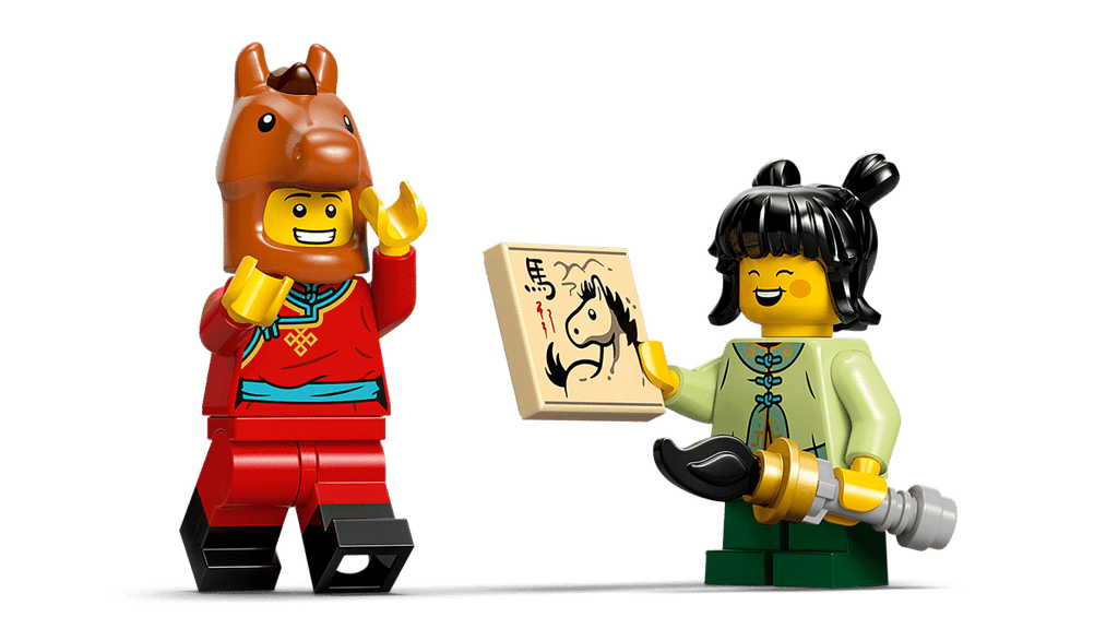 LEGO Kanvas med galopperande hästar 80119