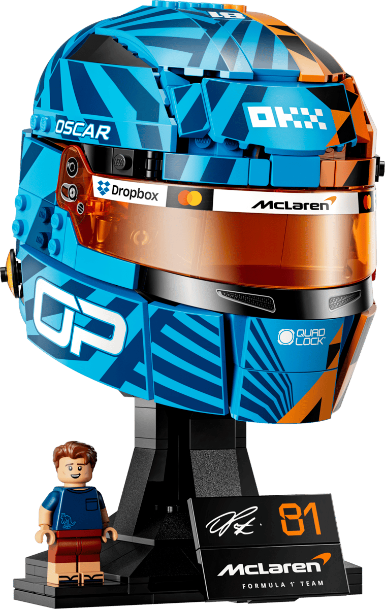 LEGO Editions Formula 1 McLaren Mastercard F1 Team Oscar Piastri hjälm 43017