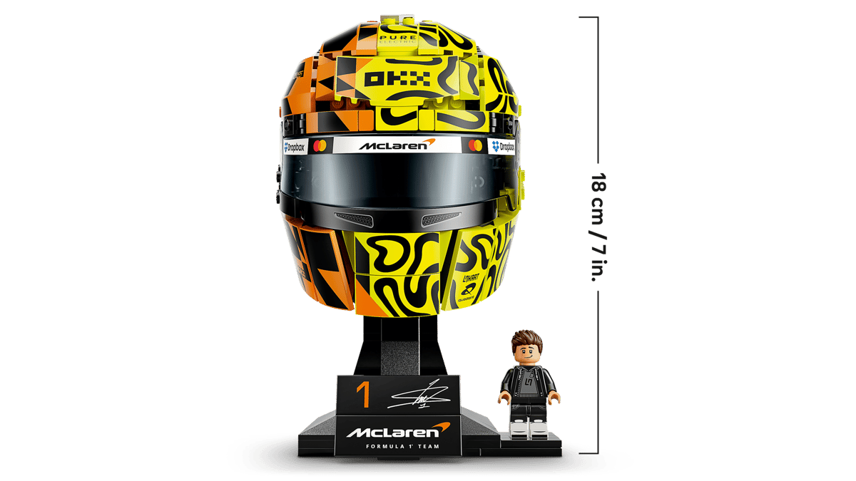 LEGO Editions Formula 1 McLaren Mastercard F1 Team Lando Norris hjälm 43023