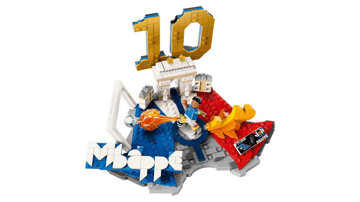 LEGO Editions Football Kylian Mbappé – fotbollshöjdpunkter 43013
