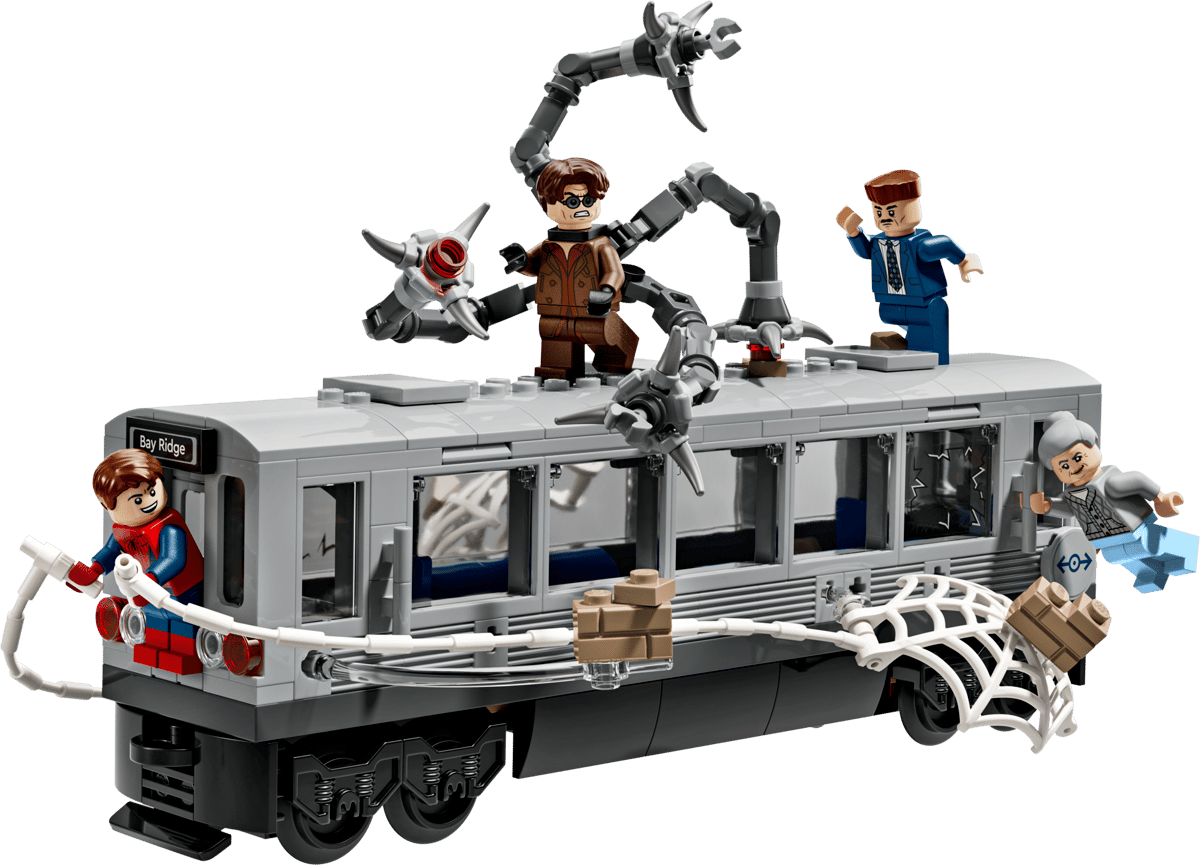LEGO Marvel Spider-Man mot Doc Ock: tunnelbanescenen 76321