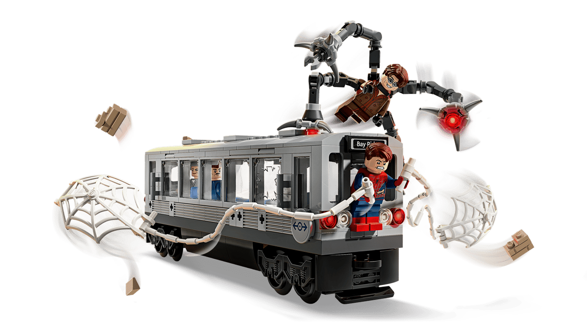 LEGO Marvel Spider-Man mot Doc Ock: tunnelbanescenen 76321