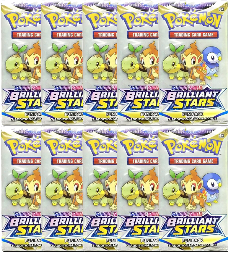 10st Pokemon Brilliant Stars Fun Packs
