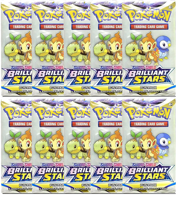 10st Pokemon Brilliant Stars Fun Packs