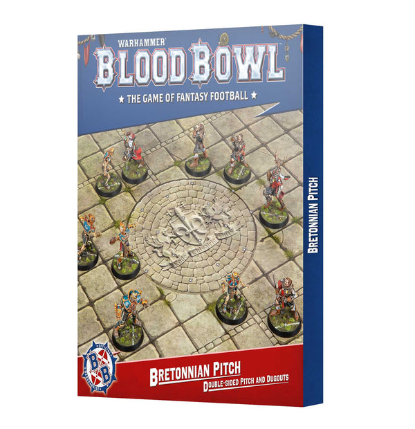 Games Workshop Blood Bowl: Bretonnian Team Double-sided Pitch and Dugouts