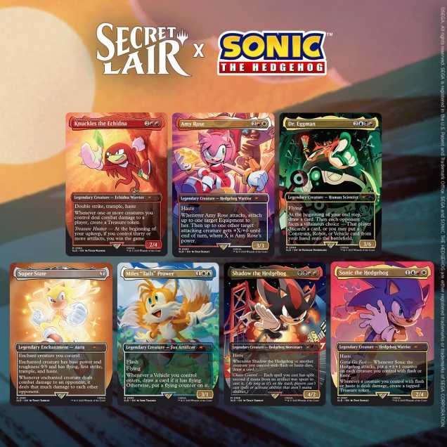 Magic: The Gathering - Secret Lair x Sonic: Friends & Foes