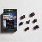 Q Workshop - Classic RPG Black & red Dice Set - Tärningar