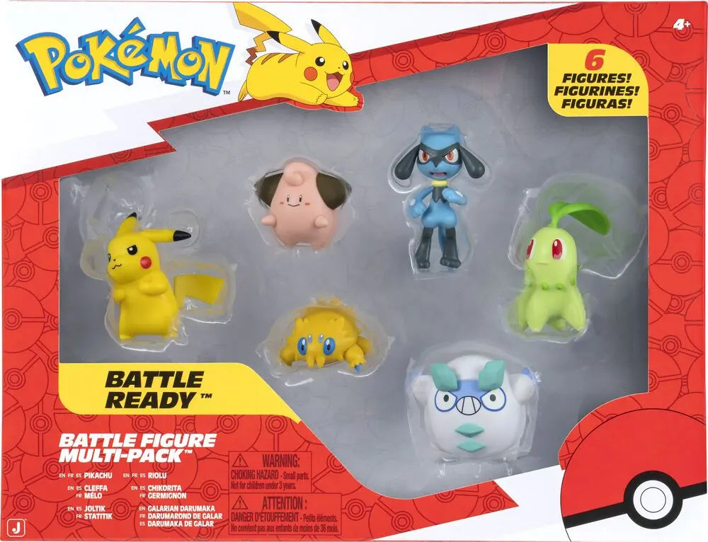 Pokemon Battle Figure 6-pack