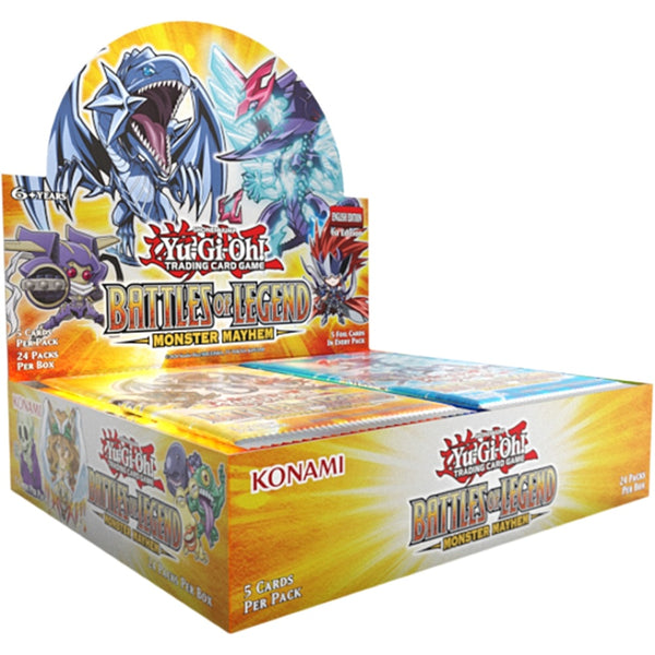 Yu-Gi-Oh! Battles of Legend: Monster Mayhem 1st Edition Booster Display (24 Packs)