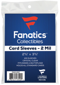 Topps Fanatics Collectibles Soft Sleeves / Penny Sleeves (100-pack)