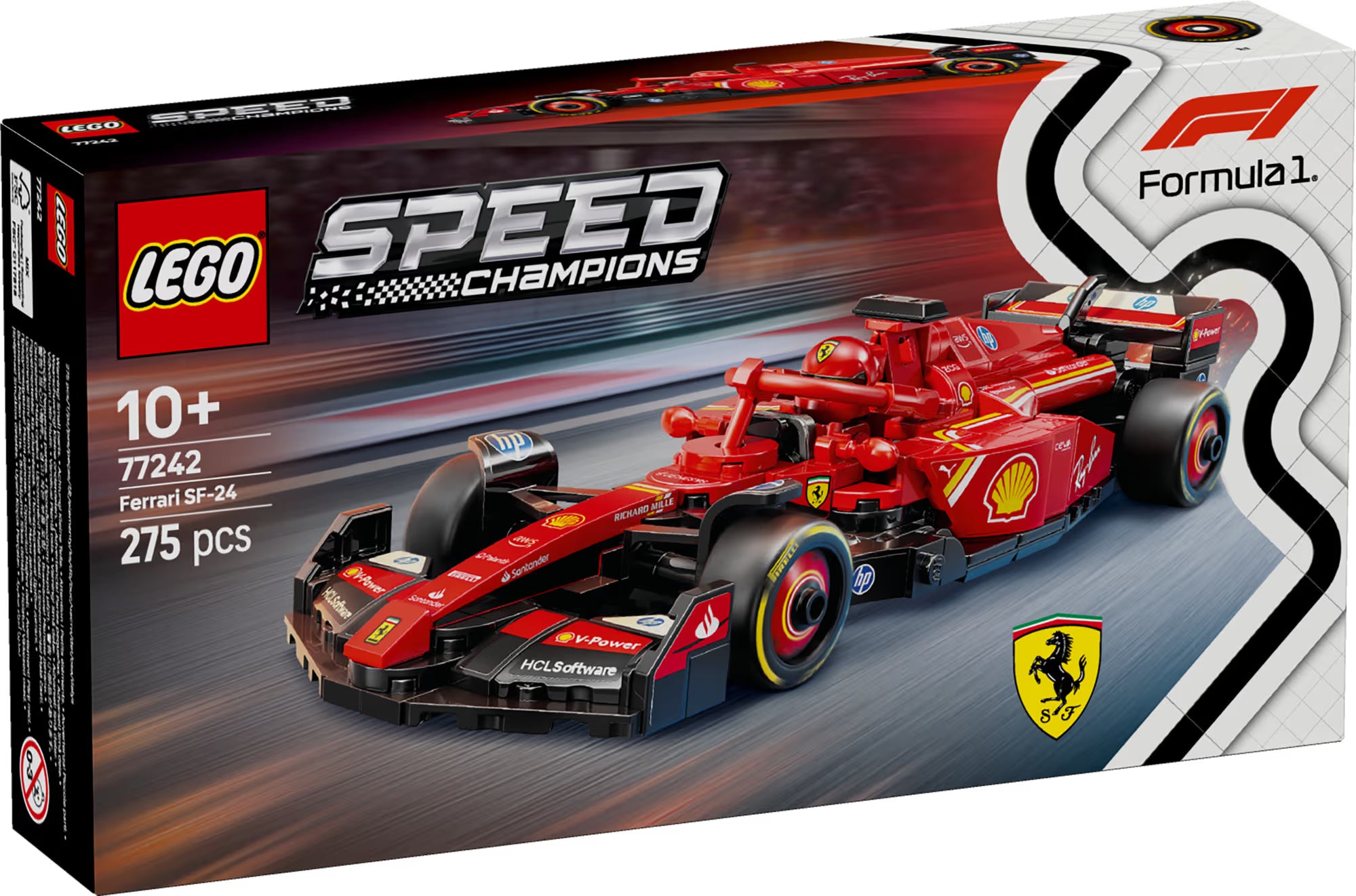 LEGO Speed Champions Ferrari SF-24 F1 racerbil 77242 – Speltrollet
