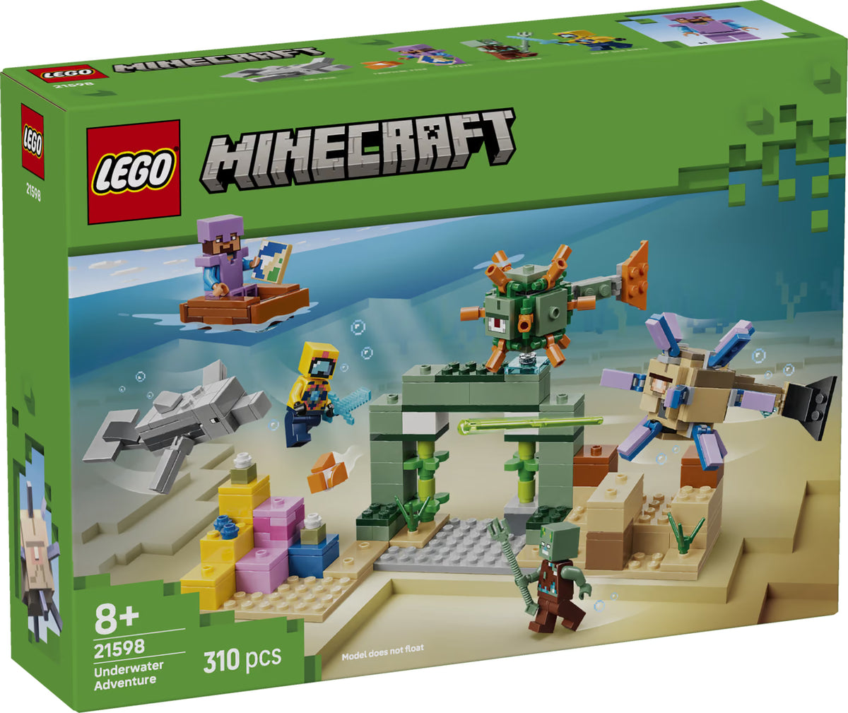 LEGO Minecraft Undervattensäventyr 21598