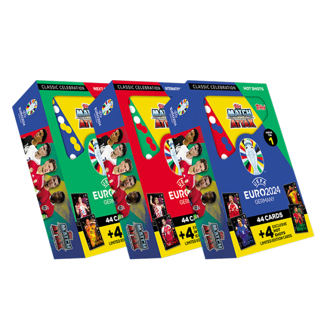 3st Topps Match Attax Euros 2024 Mega Tins