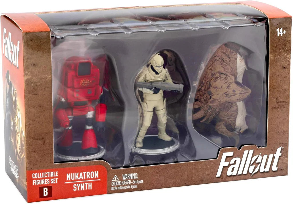 Fallout Mini Figures 2-Pack Set Nukatron & Synth