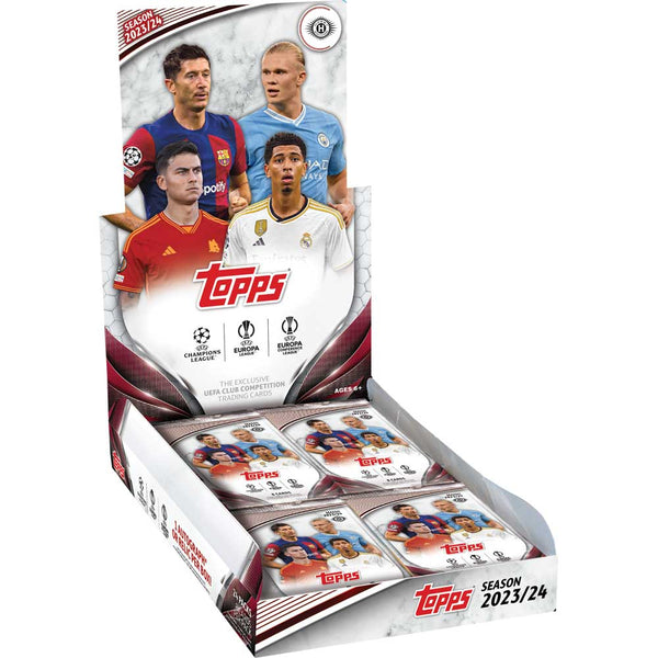 TOPPS UEFA Club Competitions UCC Soccer Hobby 2023-2024 (24 Boosters)