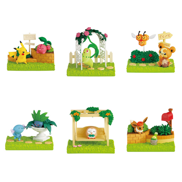Re-Ment Pokemon Garden Afternoon Of Sunshine Filtering Through Trees Collection figure