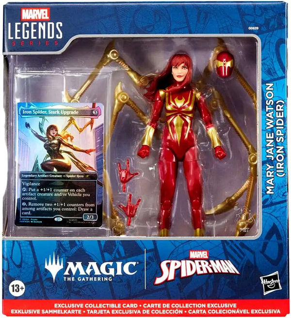 Marvel Legends Magic: The Gathering Action Figure Mary Jane Watson (Iron Spider) (plus Exclusive Foil Card)