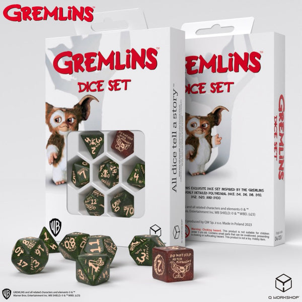 Q Workshop - Gremlins Dice Set - Tärningar