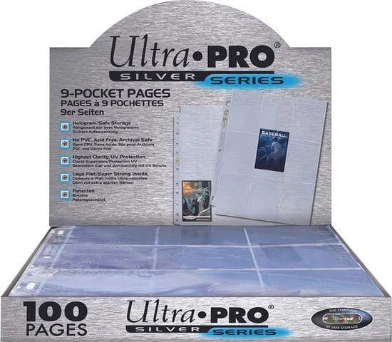 Ultra Pro 9-Pocket Pages Silver (100 sidor)