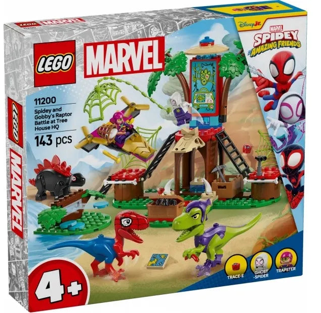LEGO Marvel Spideys och Gobbys raptorstrid vid trädkojan 11200