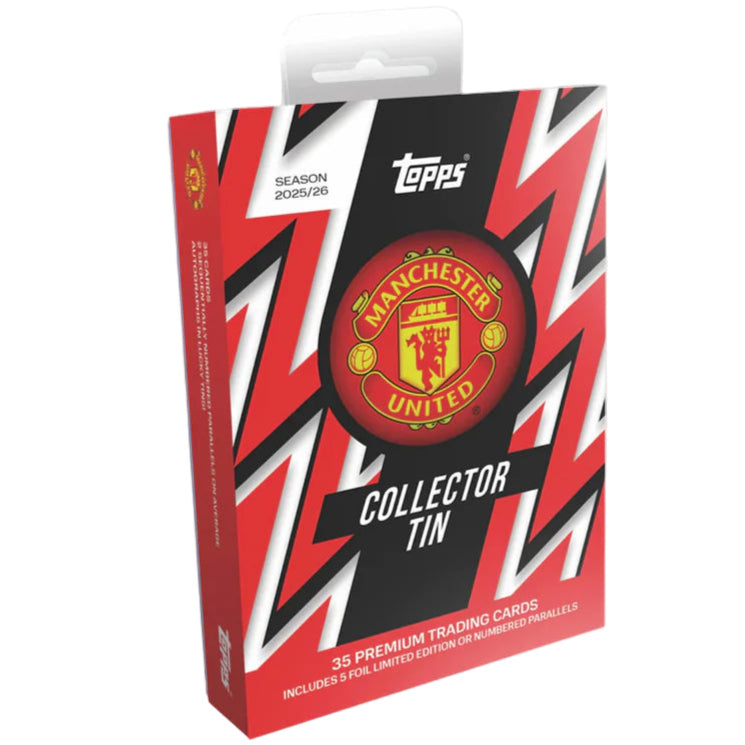 Topps Collector Tin 2025/26 – Samlarbox med exklusiva kort
