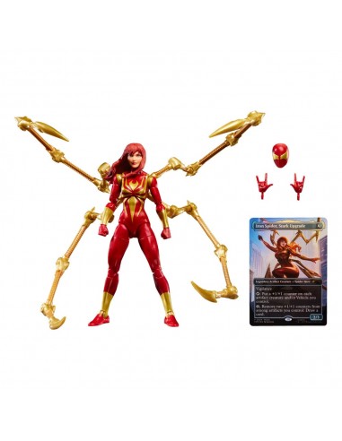 Marvel Legends Magic: The Gathering Action Figure Mary Jane Watson (Iron Spider) (plus Exclusive Foil Card)